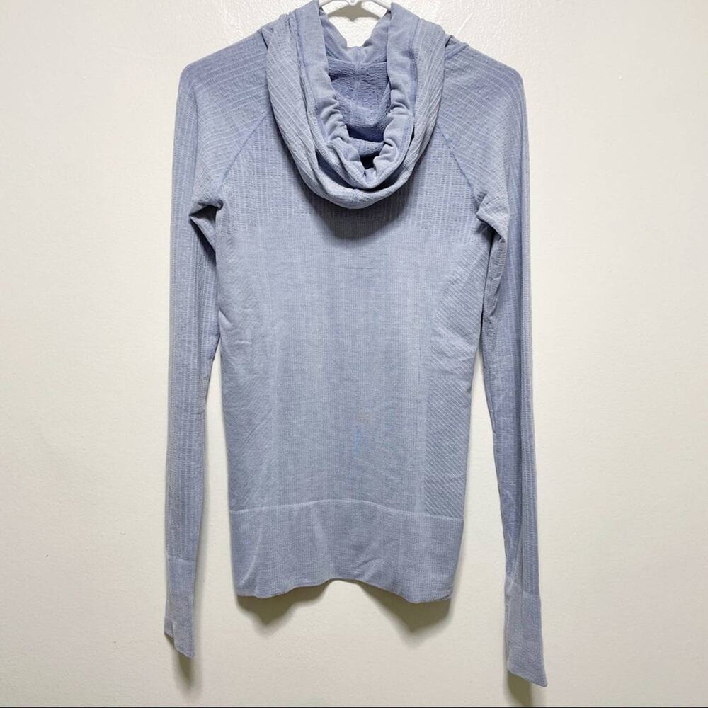 Athleta Powerdown Prima Loft Lightweight Blue Lon… - image 2